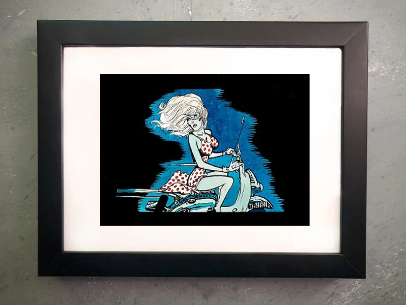 Grafický list - Certified Giclée "Kdo chce zabít Jessii, tel. 276144.-short version"