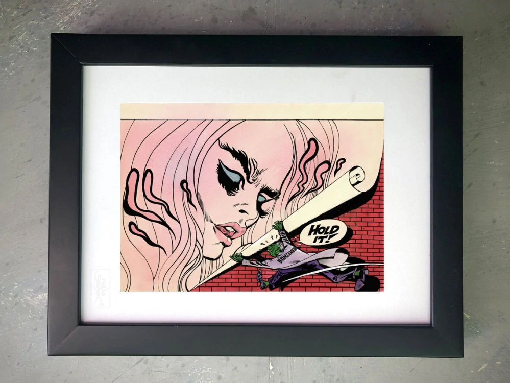 Grafický list - Certified Giclée " HOLD IT"