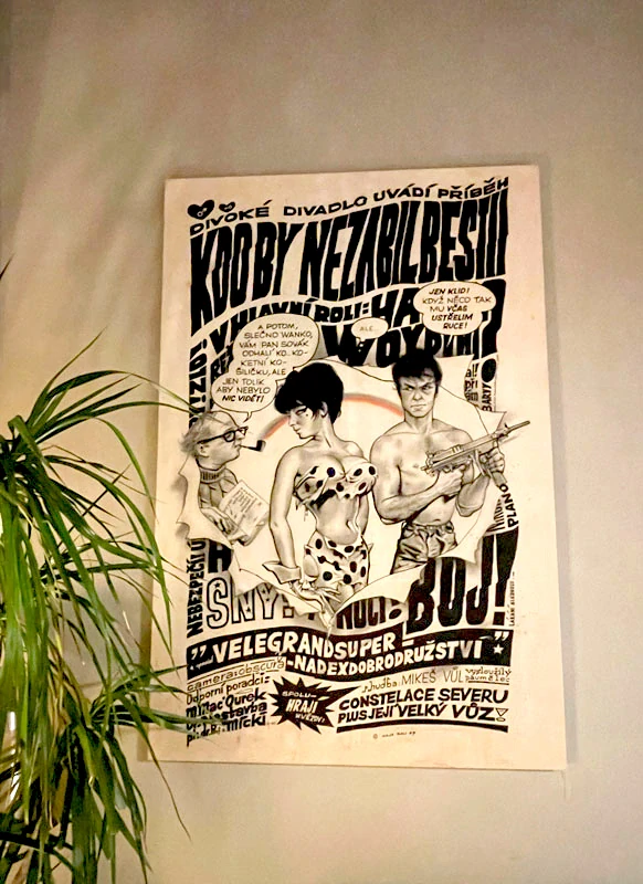 GICLEÉ PRINT NA PLÁTNO "KDO CHCE ZABÍT BESTII"