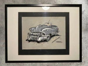 Originální kresba Káji Saudka "Dvoujtunová hračka"