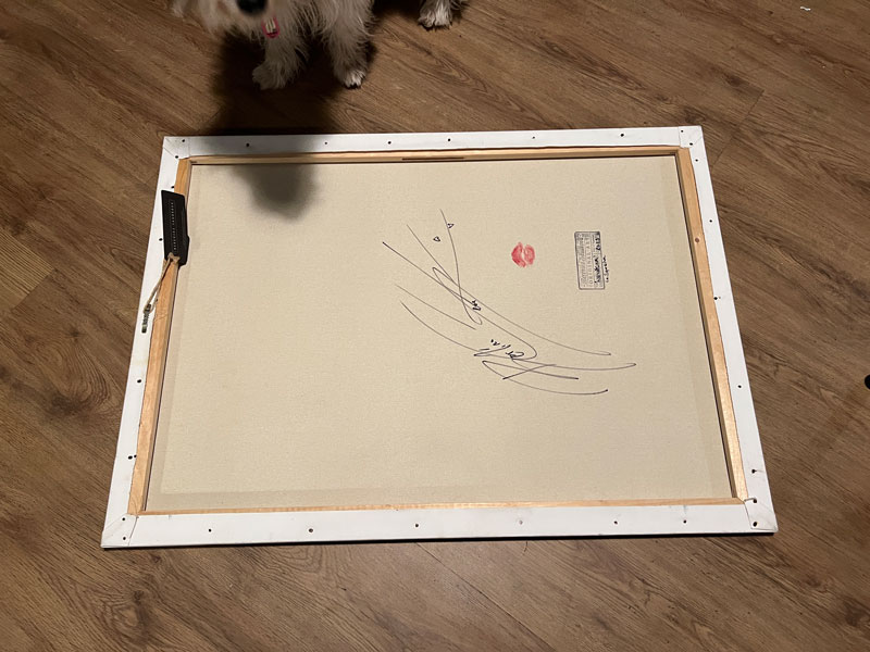 GICLEÉ PRINT NA PLÁTNO - AKRYL "NEVĚSTA"