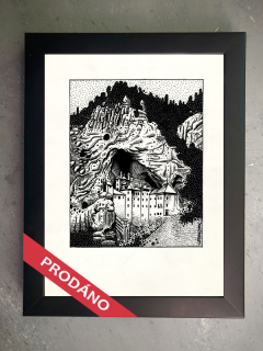 Grafický list "PREDJAMSKI GRAD"
