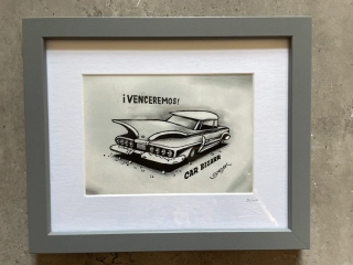Grafický list - Certified Giclée "!VENCEREMOS CAR BIZZAR!"
