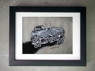 Grafický list - Certified Giclée "BOHATĚ SYPANÁ HOUSKA""