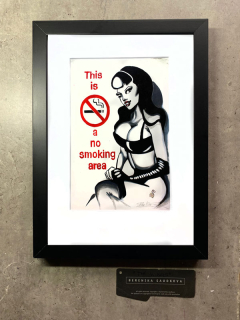 Grafický list "NO SMOKING AREA"