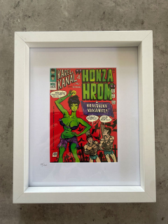 Grafický list - Certified Giclée "KAREL KANÁL A HONZA HROM - KRÁLOVSKÁ KRASAVICE "