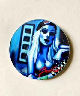 Dámské zrcátko "No Blue Beer - podpis"