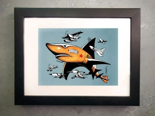 Grafický list - Certified Giclée "SU Žralok Suchoj"
