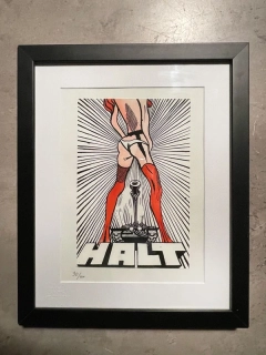 Grafický list - Certified Giclée "HALT"