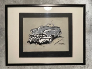 Originální kresba Káji Saudka "Dvoujtunová hračka"
