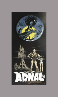 Placka "Dívka na koštěti" 35mm